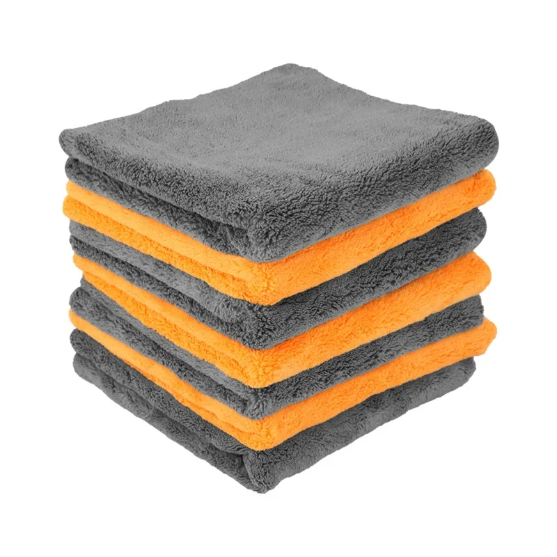 600GSM Microfiber Towel Car Washing Cloth 40x40cm Scratch-Free Drying Cloth for Car Detailing Cleaning Rag
