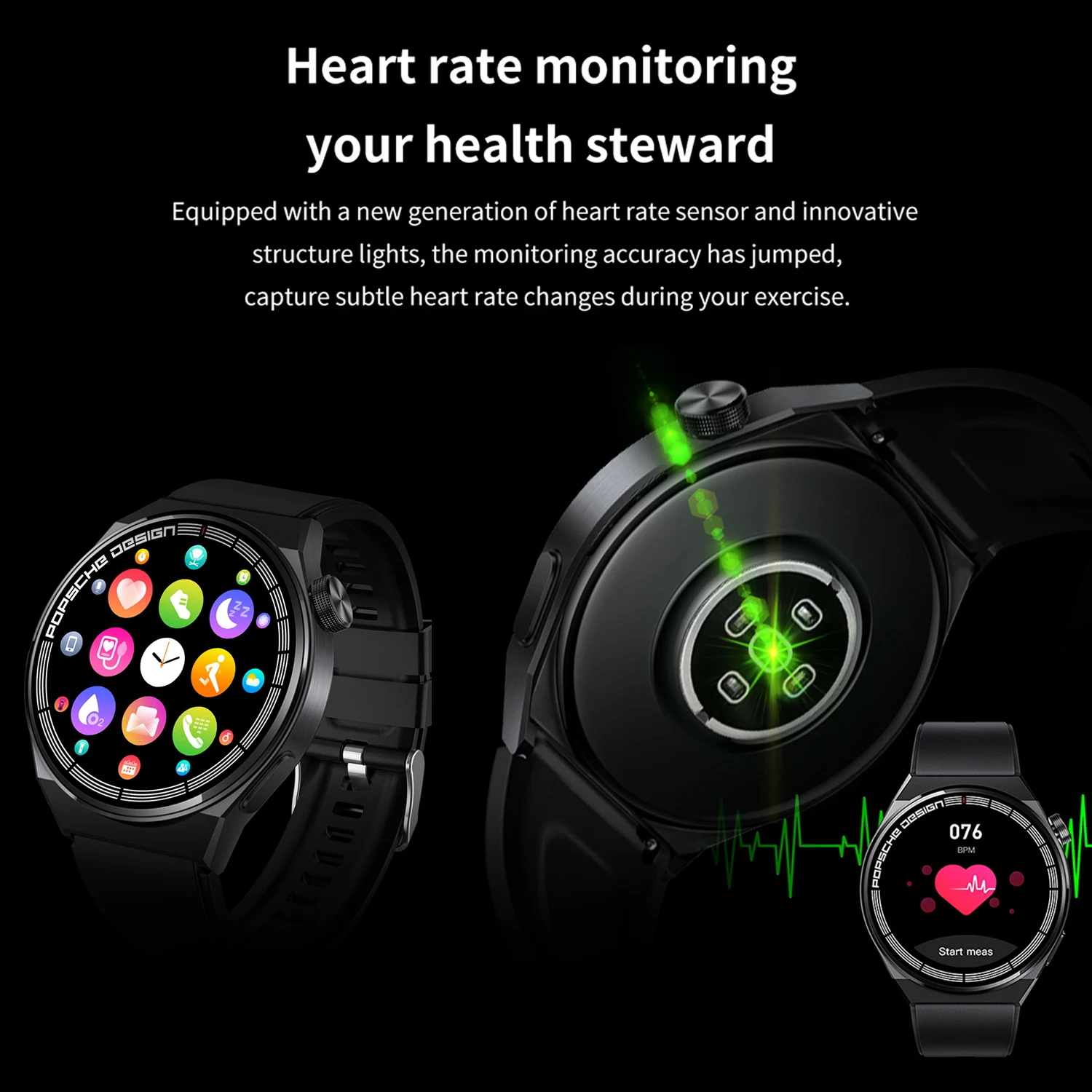 NEW GT8 PRO NFC GPS Luxury SmartWatch Men Heart Rate Bluetooth Call Sport Smartwatch Sleep Mode Message multifunction Smartwatch