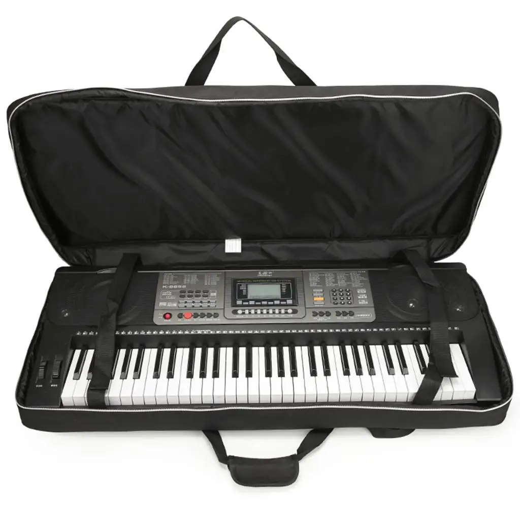 61-note Keyboard bag Piano Case Padded Cotton Inner-39.34x16.93x5.51inch