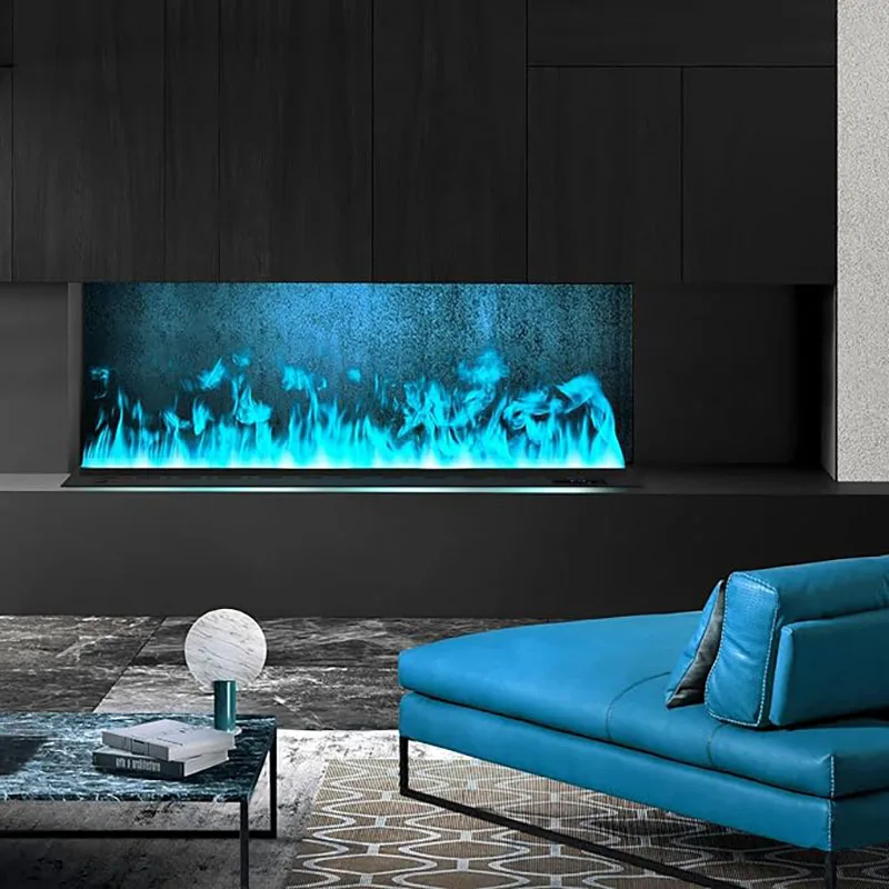 Remote Steam Water Steam Fireplace Indoor Fake Fire TV Decoration 3D LED Plug-in Modern Smart Electric Fireplace
