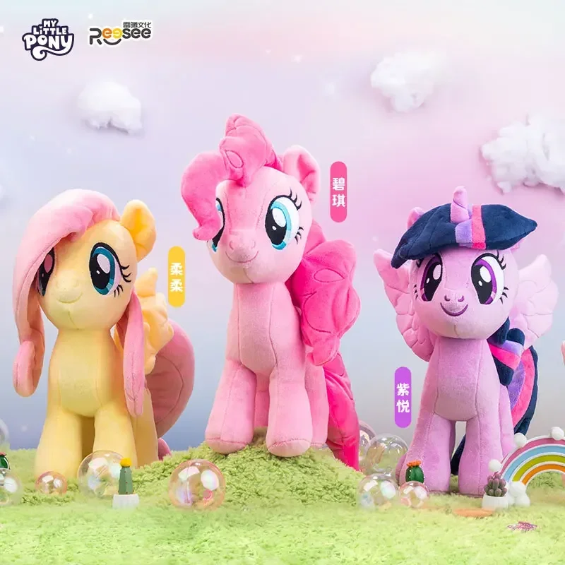 Cute My Little Pony Plush Toys Twilight Sparkle Pinkie Pie Rarity Fluttershy Applejack Rainbow Dash Stuffed Doll Kid Xmas Gift