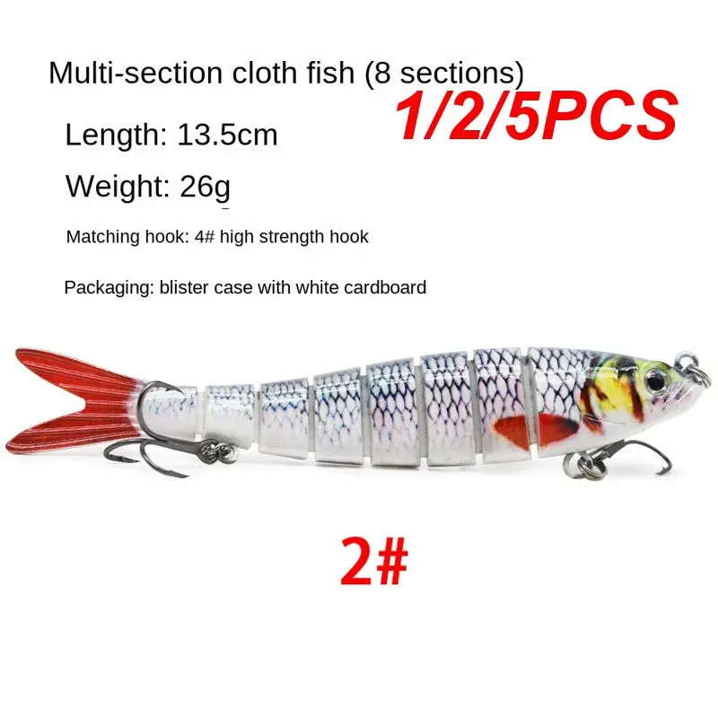 1/2/5 Pz Proaovao 7-26G Bass Swimbaits Esche Da Pesca Per Trota, Basso, Walleye, Predator Fish-Slow Sinking Bionic Fishing Swimming