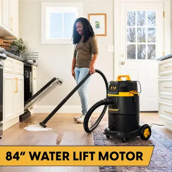 8 Gallon Wet/Dry Vacuum with Self-Cleaning Filter, 4.5 HP Motor for Powerful Suction and Easy Cleaning 4
