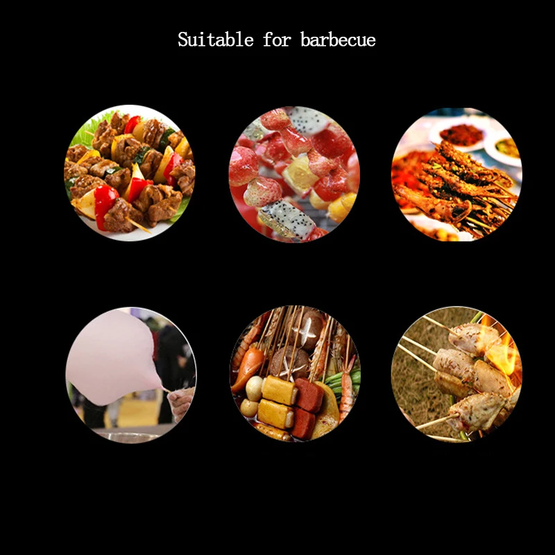 BBQ Skewers 100pcs Bamboo Skewer Sticks