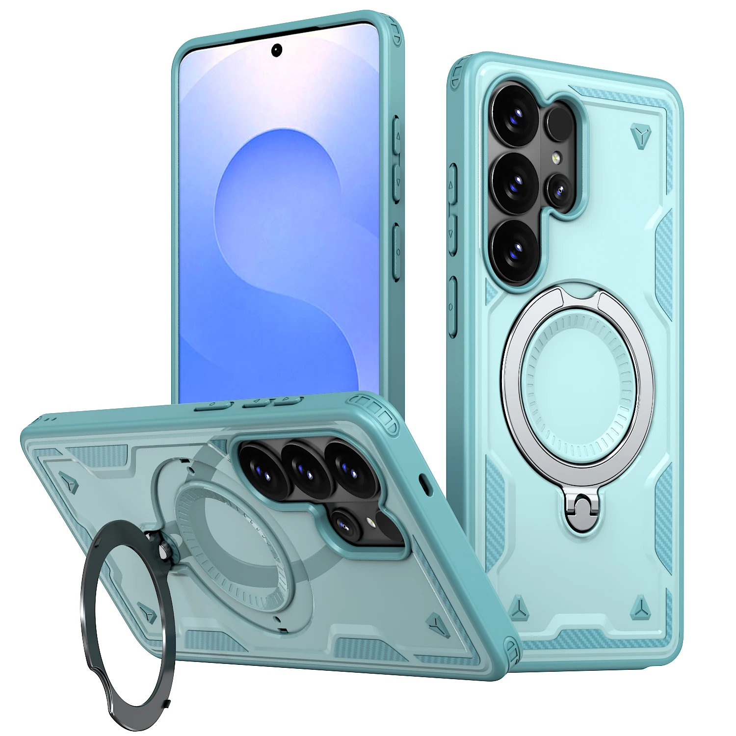 360° Rotating Stand Phone Case with Edge Bracket - Enhanced Protection and Versatility