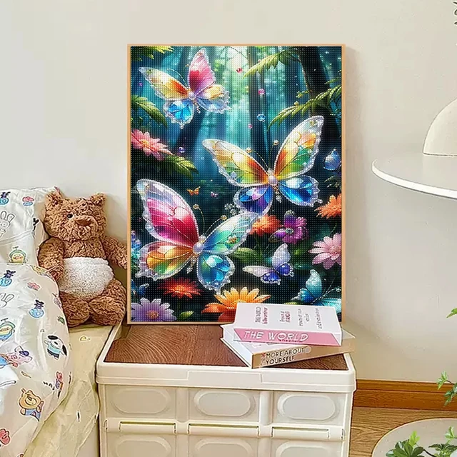 SDOYUNO-Kits de peinture diamant, paysage d'objet abstrait, dessins avec diamants, Kit d'art diamant, artisanat d'aiguilles, mosaïque de diamant 5D 2