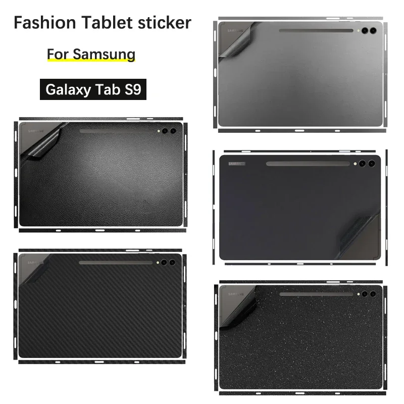 1PCS Back Skin+Side Skin Vinyl Stickers Case Cover Protective Film For Samsung Galaxy Tab S9 Ultra 14.6\