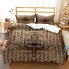 Mystery Egypt Egyptian Golden Anubis Print Bedding Set Duvet Cover with Pillowcase Comforter Bed Single Twin Full Queen Kid Gift 3