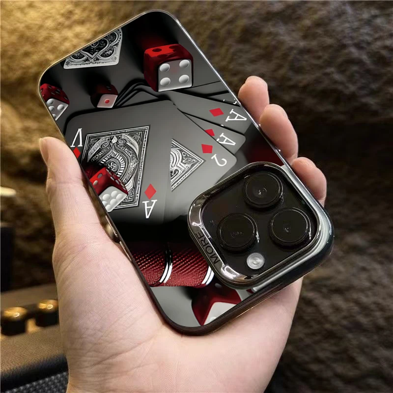 Poker Design Shockproof Ultra-Thin Hard Protective Phone Case