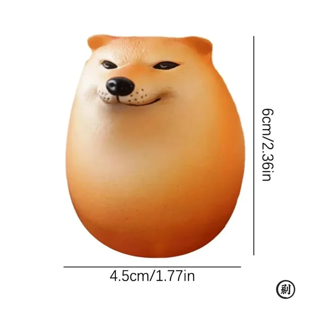 Creative Shiba Inu Realistic Egg Shape PVC Desk Decor Dog & Egg Union Decorations For Home Offices Fun Christmas Gifts Image 7