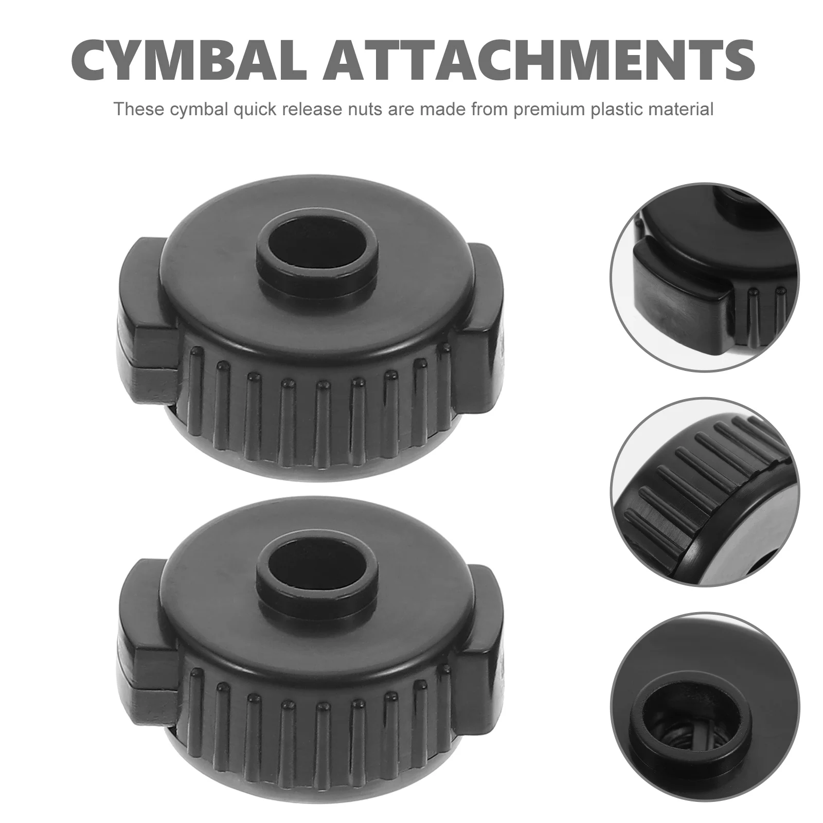 4 Pcs Quick Release Cap Cymbal Quick Assembly Nuts Drum Replacement Nuts Cymbal Fixing Durable Drum Parts
