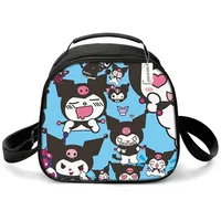 Cartoon cute portable lunch bag for primary and secondary school students Kuromi Kuromi children's ice bag insulation bag 5