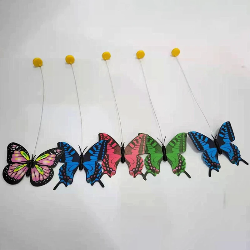 Whimsical Fluttering Butterfly & Hummingbird Garden Stake Decor
