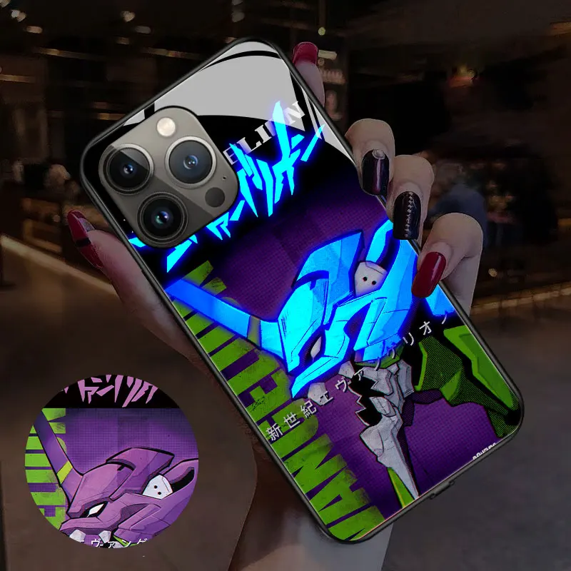 Hot Anime Characters Luminous Phone Case For Samsung S23 S22 Ultra S21