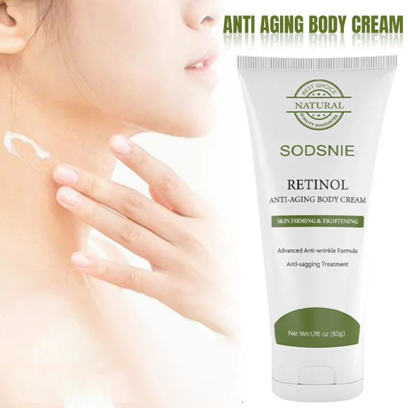 Retinol Anti-Wrinkle Body Cream Stretch Marks Repair Whitening Body Lotion Moisturizing Anti Aging Improve Sagging Skin Care whitening cream whitening body cream body skin care cream brightening body cream brightening cream whitening serum body lotion body care moisturising lotion pregnancy mark removal cream