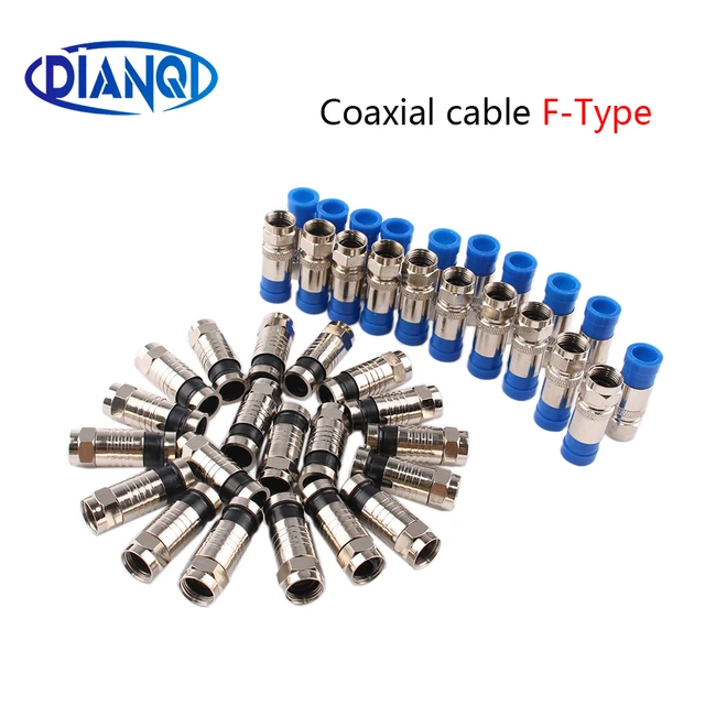 Connecteur F RG59 RG6 - utilisés pour la connexion du câble coaxial