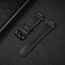 Genuine Leather Watch Band with QuickFit Clasp - Premium Strap Bracelet, 22mm/26mm - 26mm Fenix 6X 6XPro (B)