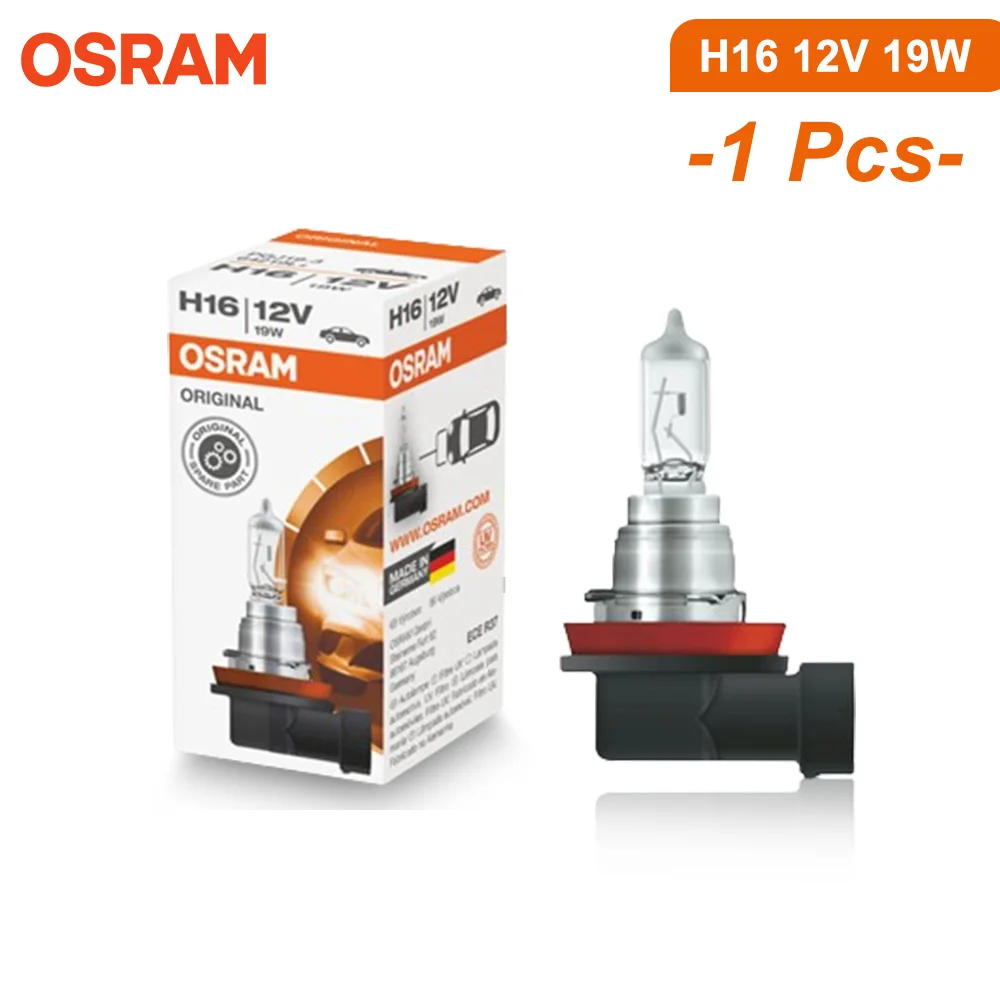 

OSRAM H16 12 в 19 Вт 3200K 64219 для Toyota LexusOriginal Line, запасные части, противотуманная фара, Автомобильная галогенная лампа стандарта 64219L 1X