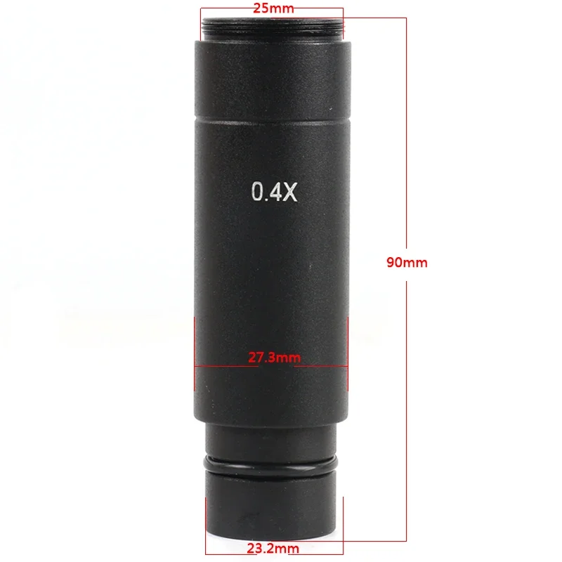 Microscope Camera Adapter Microscope Camera Adapter Lens 0.4X 0.5X 1X 23.2mm 30mm 30.5mm For Microscope CCD Camera