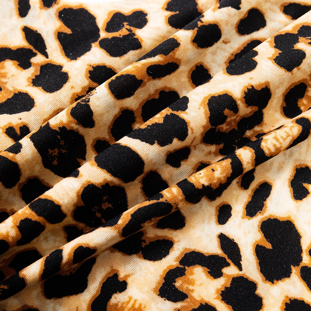 3Pcs/Set women panties Sexy Leopard Thongs Seamless Printed Ice Silk Briefs