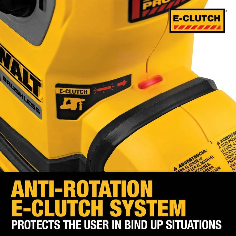 DEWALT DCH293 1-1/8in XR® Brushless Cordless SDS PLUS L-Shape Rotary Hammer 20V Lithium Power Tools 4480BPM 2