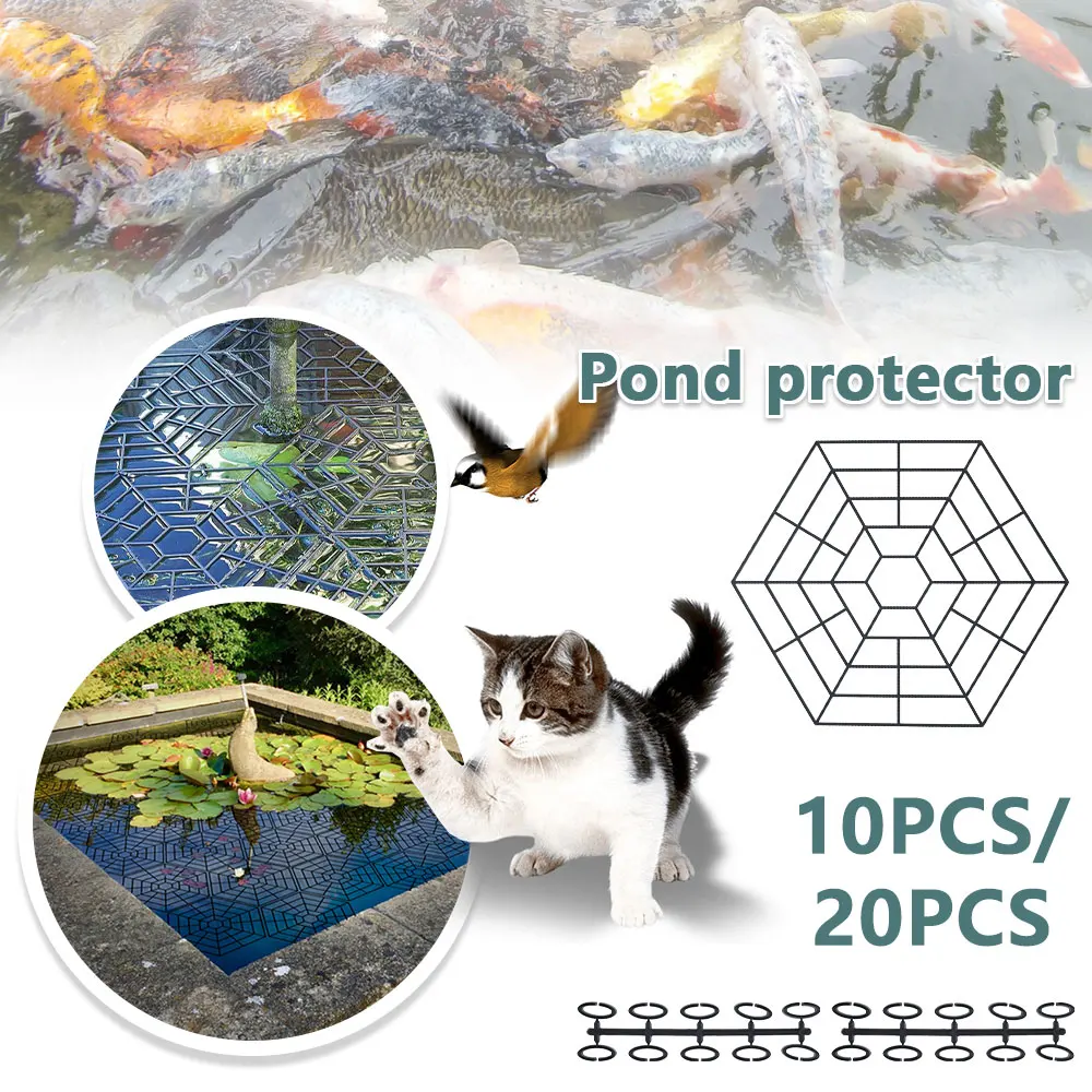 UV Resistant Plastic Pond Fish Protection Net Cover