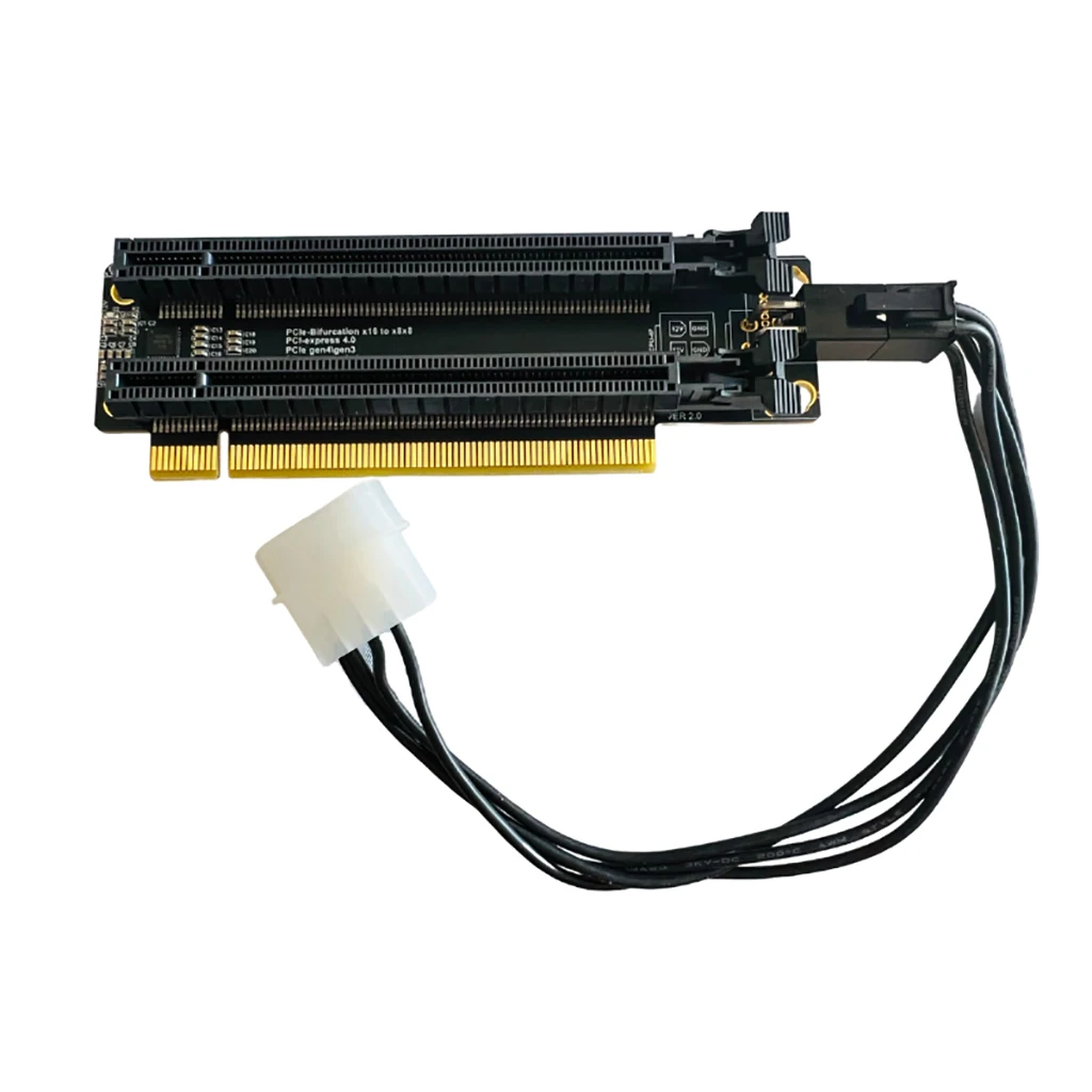 PCI-E-4-0-x16-1-to-2-Expansion-Card-Gen4-Split-Card-PCIe-Bifurcation ...