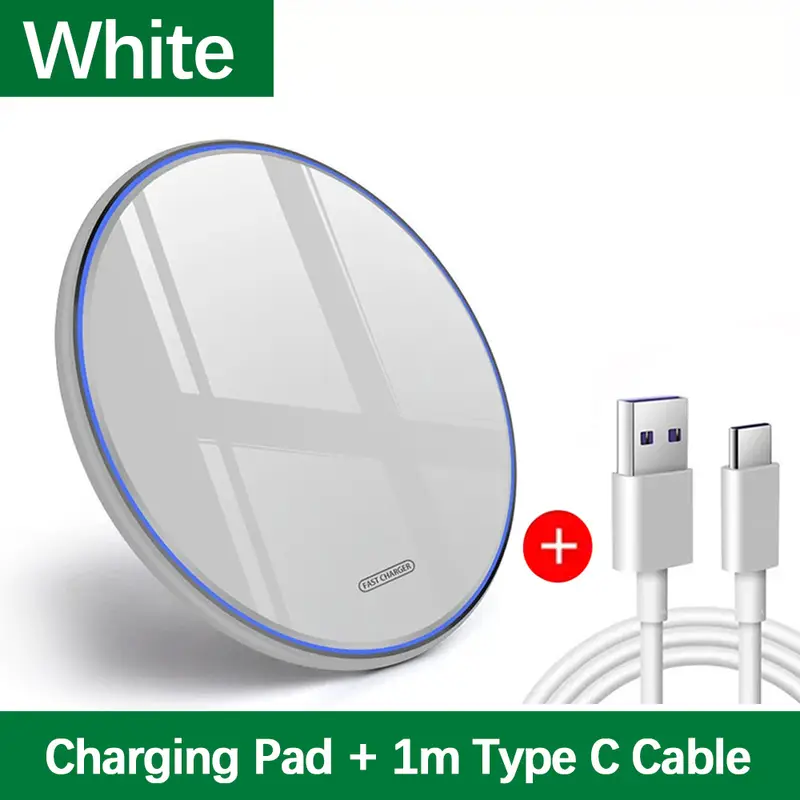 30W Wireless Charger Pad for iPhone 17 16 15 14 13 12 11 Samsung Xiaomi Phone Chargers Induction Fast Charging Dock Station - Image 7