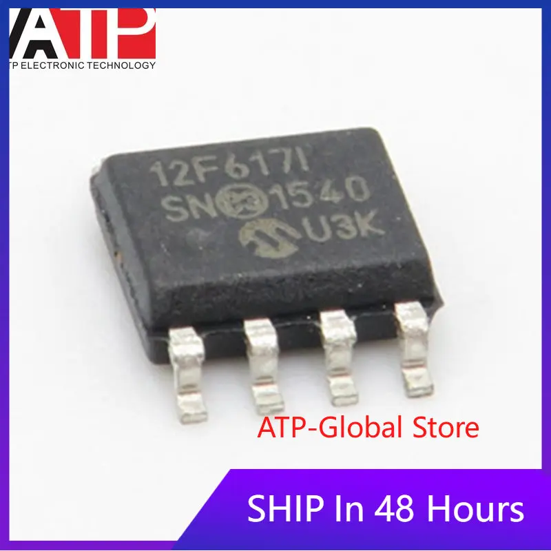 

ATP-Global 1-50 PCS PIC12F617-I/SN SMD SOP-8 PIC12F617 Microcontroller Chip Brand New Original In Stock