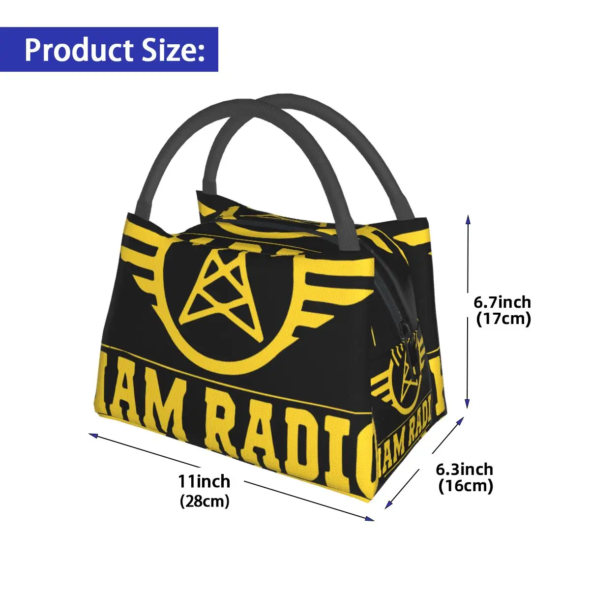 Licensed Ham Radio Operator Portable insulation bag for Cooler Thermal Food Office Pinic Container