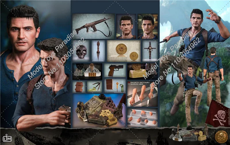 LIMTOYS 1/6 アンチャーテッド ネイサン ドレイク LIM012 In Stock LIMTOYS LIM012 1/6 Uncharted 4 Nathan Drake