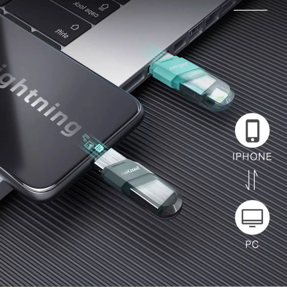 SanDisk iXpand Flash Drive Pen Drive 2-in-1 Flash