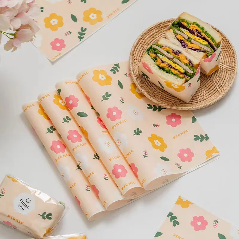 25/50/100PCS Greaseproof Deli Paper Sheets for Food Wrapping, Parchment Basket Liners f... - SKU PFW01451 - UGI Packaging