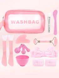 Deluxe Facial Care Kit with Exquisite Tools and Accessories (12PCS)