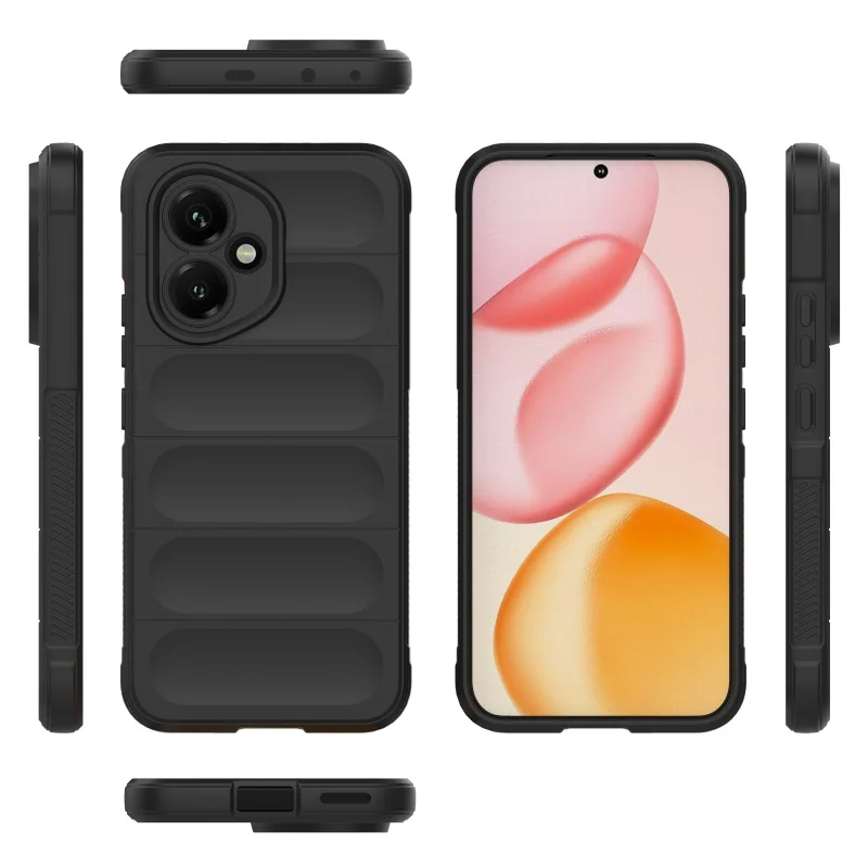 Enhanced Shockproof Armor Phone Bumper with Lens Protection - Soft TPU Case Cover
