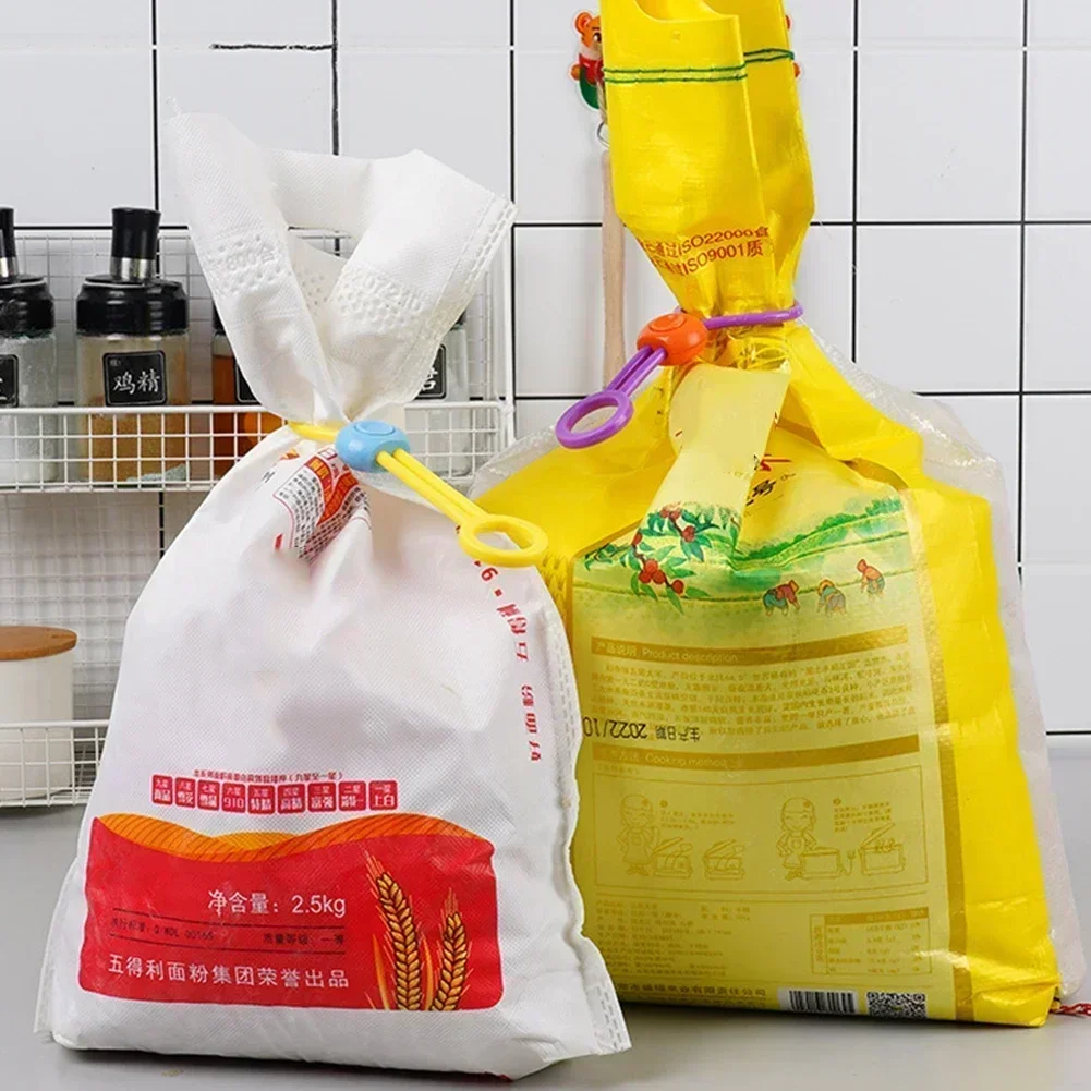 Portable multifunctional bag storage sealing clips 1/10pcs for home kitchen office snack grain preservation