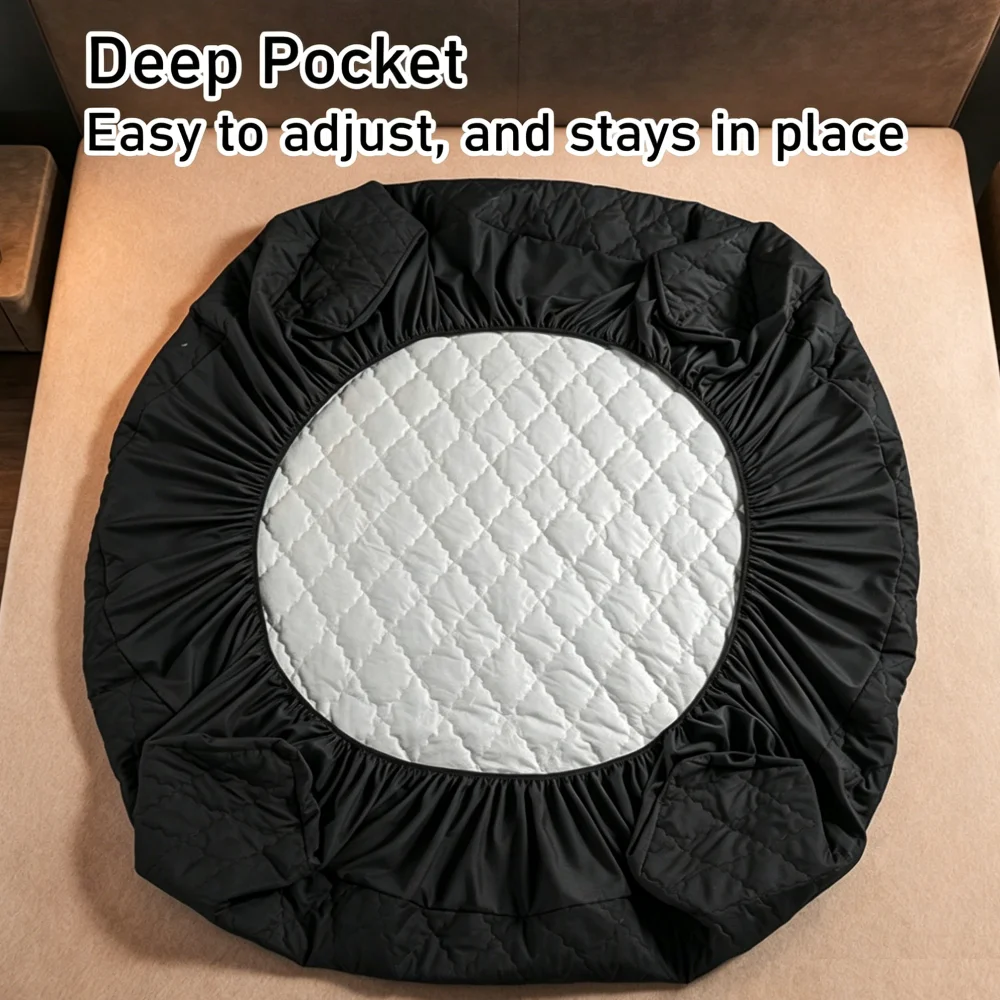 Deluxe 3-Layer Quilted Waterproof Mattress Protector