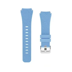 Sporty 22mm Silicone Bracelet Strap - Premium Watchband Accessory in Vibrant Colors for Moto Watch 2026 (Sky blue 1)