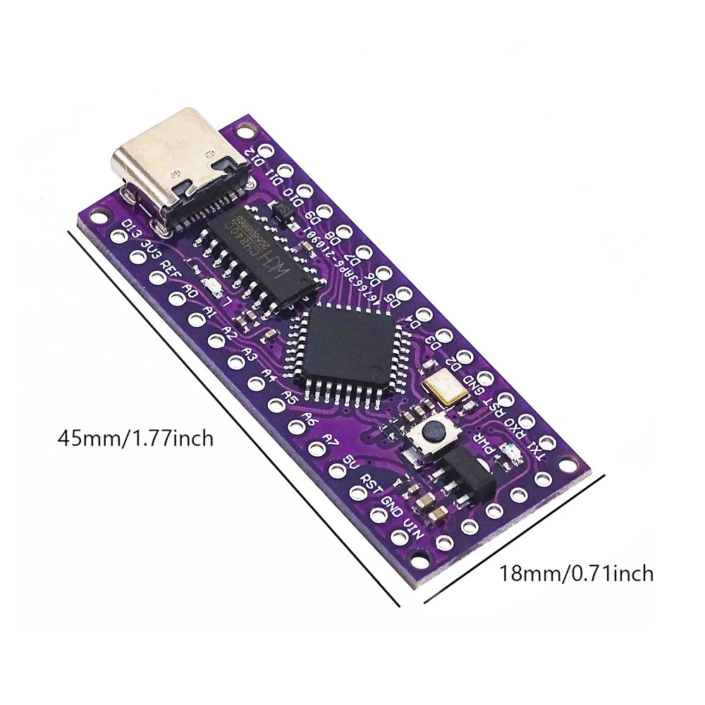 Arduino용 교체 회로 기판, LGT8F328P LQFP32 MiniEVB HT42B534-1/CH340C, NANO V3.0 교체