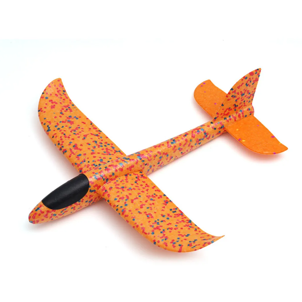 35CM/48CM Children Hand Throw Flying Glider Planes Toys Kids Foam Aeroplane Model Children Outdoor Fun Toys Hot Whells Toy Plane 4