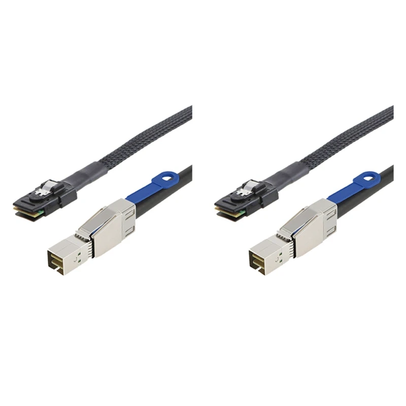 

NEW-2X MINI SAS HD To MINI SAS 36PIN Adapter Cable SFF-8644 To SFF-8087 Server Hard Disk Cable 12Gbps 3.33TF/1M