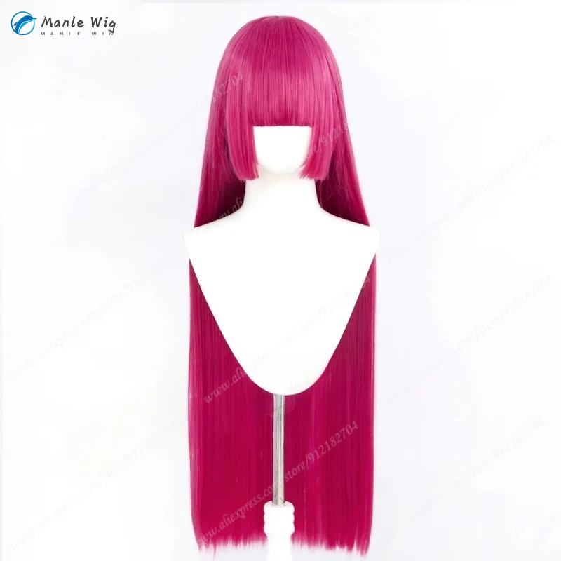 Anime Hojo Sophy Cosplay Perücke 80cm Lang Rosé Pink Frauen Cosplay Perücke Hitzebeständiges Synthetikhaar Halloween + Perückenmütze 3