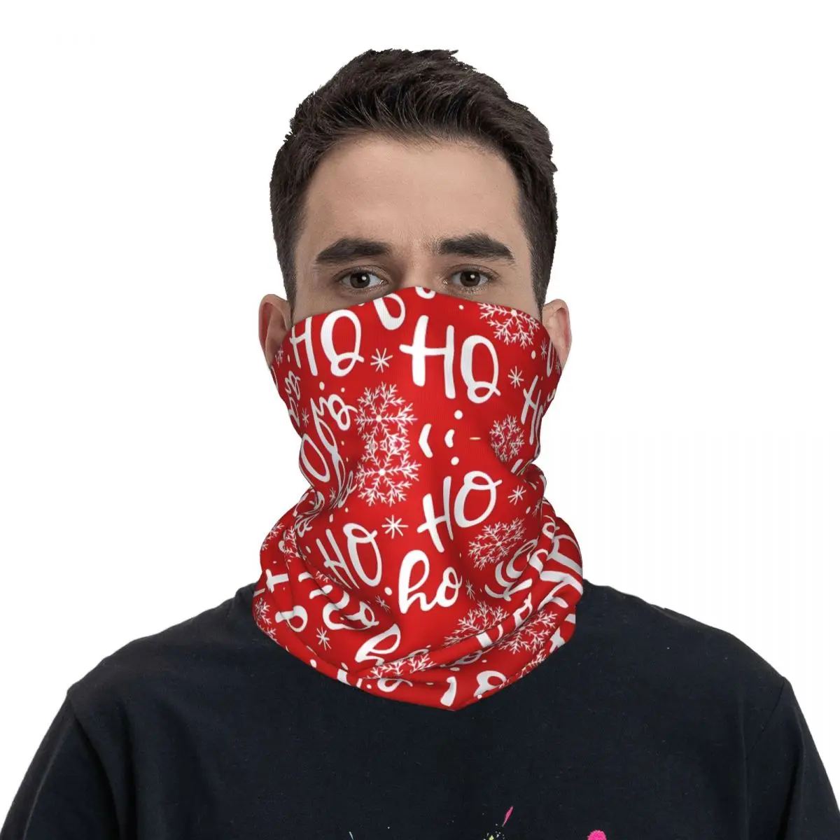 

Забавная Рождественская яркая классная маска для рыбалки для велоспорта Защитная бесшовная мягкая маска для лица осенние модные шарфы в стиле панк