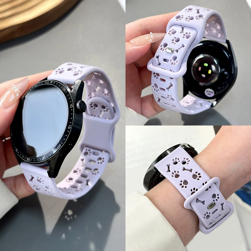 Versatile Silicone Watch Strap - Available in 18mm, 20mm, 22mm Sizes