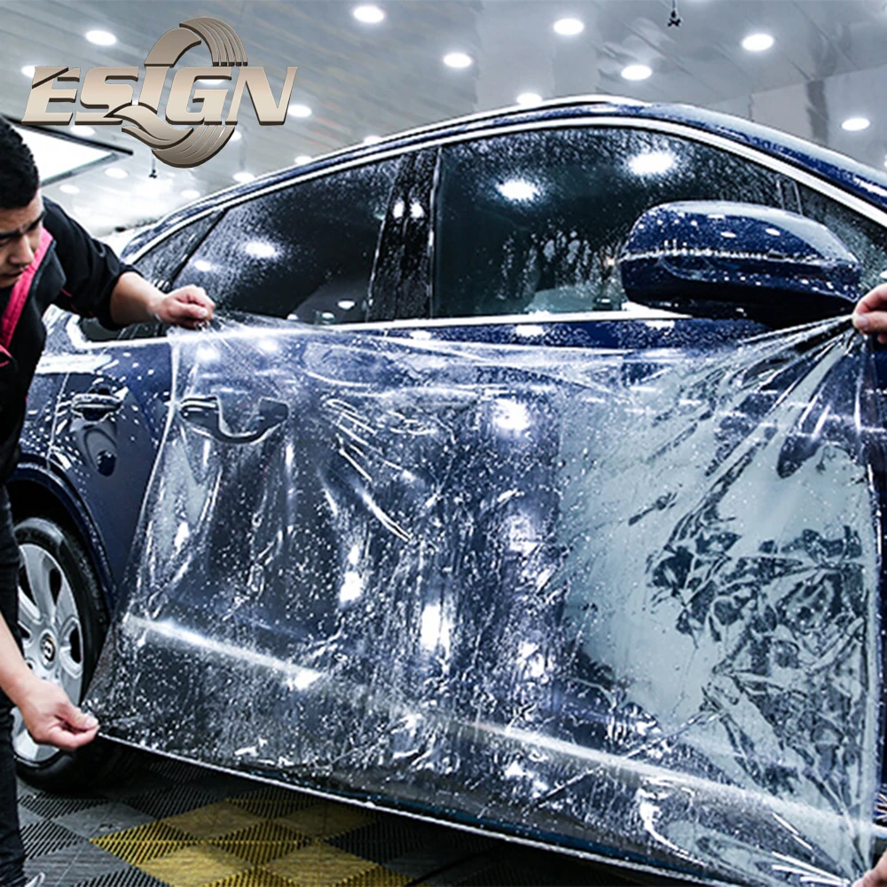 

1.52x15M/Roll 3 Sizes Transparent Vinyl Film TPU Protection Wrap PPF Paint Protection Film Gloss Car Body Skin Surface Stickers