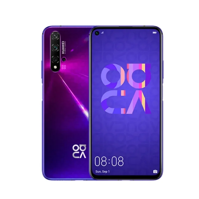 Global Version,HUAWEI-Nova 5T,Smartphone Android,6.26 inch,256GB ROM,Google Play Store,Mobile phones,48MP,4G Network,Cellphones