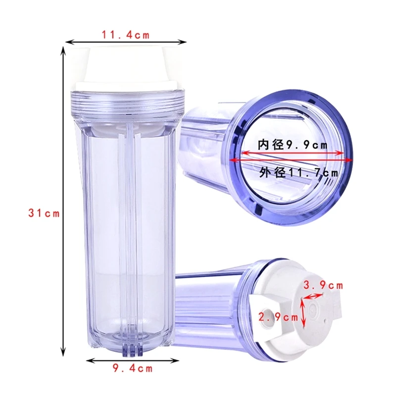 Water Purifier Filter 10inch Clear Shell