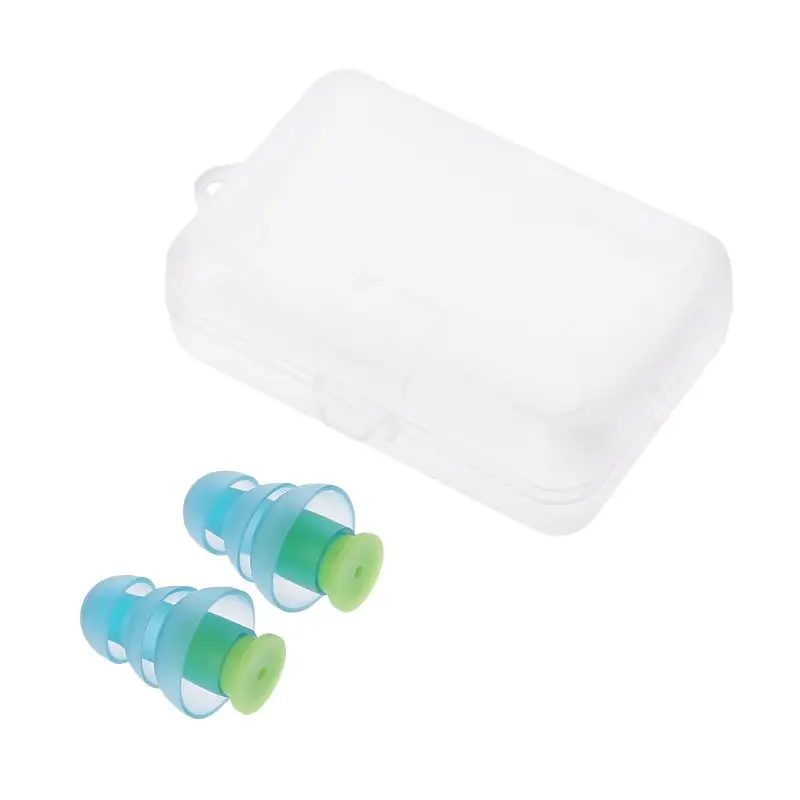 

Silicone Earplugs 1 Pair Ear Protector Swimming Showering Water Sports Supplies