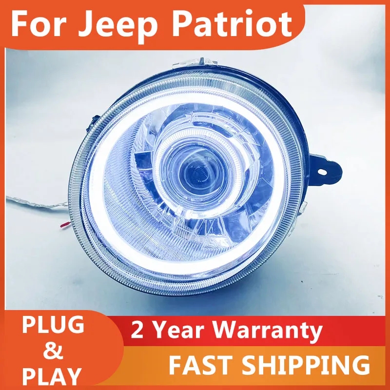 ForJeepPatriotHeadlights20112015JeepPatriotFrontLightDRLTurn