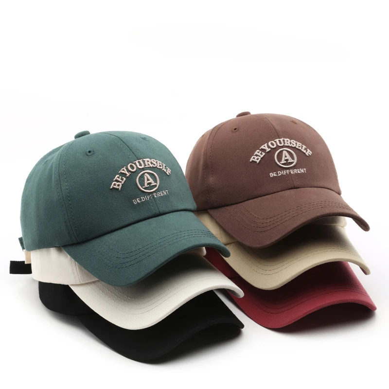 

Men and Woman's Baseball Caps Adjustable Casual Embroidered Hat Cotton Sun Hats Unisex Solid Color Visor Hat Gorras Para Hombres
